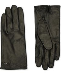Michael Kors - Michael Smooth Leather Gloves - Lyst