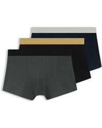 BOSS - 3-pack Metallic Waistband Trunk Underwear - Lyst