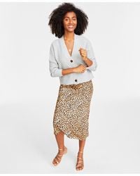 On 34th - Three-button Shaker Cardigan - Lyst