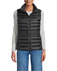 Lands' End - Petite Wanderweight Packable Down Vest - Lyst