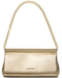 Michael Kors - Michael Carmine Small Leather East West Clutch - Lyst