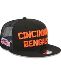 KTZ Cincinnati Bengals Vintage Sharktooth 9fifty Cap in Black for