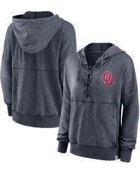 Fanatics - Distressed Oklahoma Sooners Overall Speed Lace-up Pullover Hoodie - Lyst