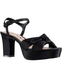 Nina - Floren Platform Block Heel Sandals - Lyst