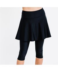 Calypsa - Flared Swim Skort With Capri leggings - Lyst