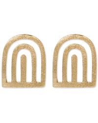 INK+ALLOY - Ink+alloy Willow Rainbow Arches Drop Earrings Brass - Lyst