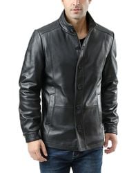 BGSD - Men Brady Leather City Jacket - Lyst