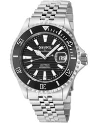 Gevril - Chambers Swiss Automatic -tone Stainless Steel Watch 43mm - Lyst