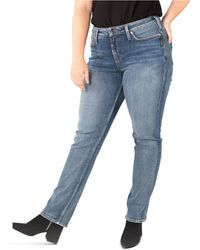 womens silver straight leg jeans