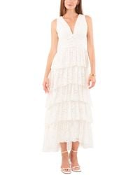 1.STATE - Lace Sleeveless Tiered Maxi Dress - Lyst