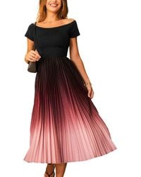 CUPSHE - Rosy Fade Ombre Midi Beach Dress - Lyst