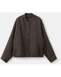 Mango - Lyocell Bomber Jacket - Lyst