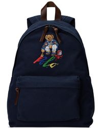 Polo Ralph Lauren - Embroidered Canvas Backpack - Lyst