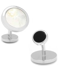 Cufflinks Inc. - Double Sided Mother Of Pearl Round Beveled Cufflinks - Lyst