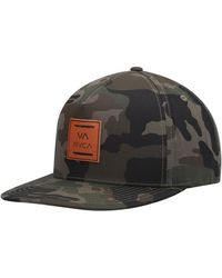 RVCA - All The Way Snapback Hat - Lyst