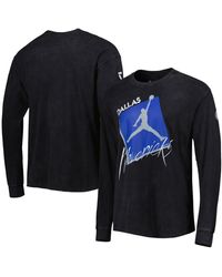 Nike - Dallas Mavericks Courtside Max 90 Vintage-like Wash Statement Edition Long Sleeve T-shirt - Lyst