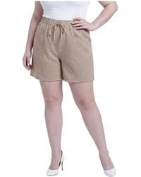 Standards & Practices - Plus Size Pull-on High-rise Wide-leg Shorts - Lyst