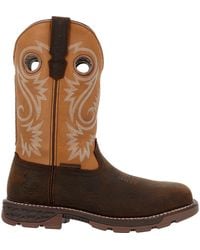 Georgia Boot - Carbo-tec Flx 11" Waterproof Alloy Toe Pull On Work Boot - Lyst
