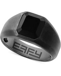 Effy - Effy Onyx Solitaire Ring - Lyst
