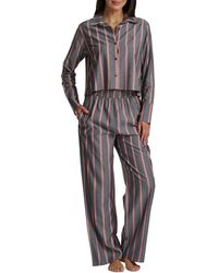 Tommy Hilfiger - Long Sleeve Top And High-waist Pant Set - Lyst