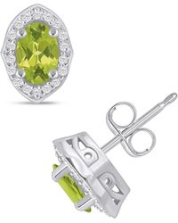 Macy's - Gemstone And Diamond ((1/5 Ct. T.w. - Lyst