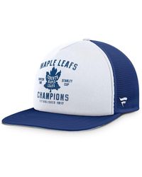 Fanatics - White/blue Toronto Maple Leaf's Decades Collection Foam Front Snapback Hat - Lyst