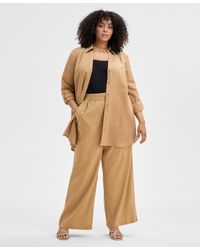 INC International Concepts - Plus Size Pull-on Wide-leg Pants - Lyst