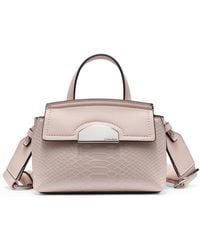 Calvin Klein - Arabella Snake Small Crossbody Bag - Lyst