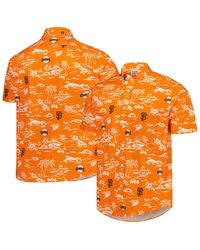 Men's Reyn Spooner Orange San Francisco Giants Aloha Button-Down Shirt -  Listentee