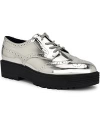 Nine West - Resttin Casual Lace-up Platform Loafers - Lyst