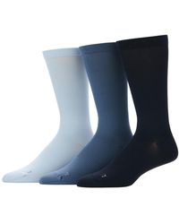 Perry Ellis - 3-pack Pique Flat Socks - Lyst
