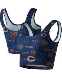 Concepts Sport - Chicago Bears Mosaic Allover Print Bralette - Lyst