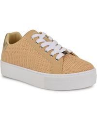 Nine West - Gatspy Round Toe Lace-up Casual Sneakers - Lyst