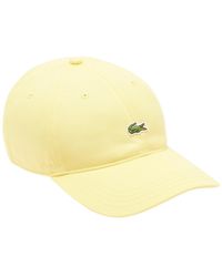 Lacoste - Adjustable Strap Twill Cap - Lyst