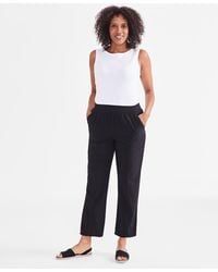 Style & Co. - Mid-rise Pull On Straight-leg Ankle Pants - Lyst