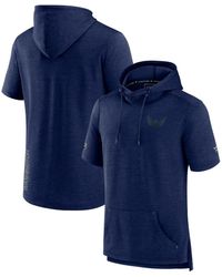 Fanatics - Washington Capitals Authentic Pro Road Performance Short Sleeve Pullover Hoodie - Lyst