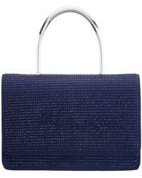 Nina - Elongated Crystal Magnetic Snap Satchel Bag - Lyst