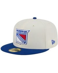 KTZ - New York Rangers Chrome Two-toned 59fifty Fitted Hat - Lyst