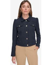 Tommy Hilfiger - Long-sleeve Button-front Jacket - Lyst