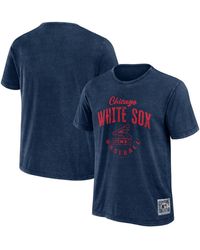 Fanatics - Heather Navy Chicago White Sox Cooperstown Collection Washed T-shirt - Lyst