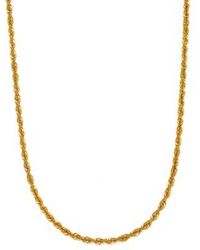 Macy's - Sparkle Rope Link 24" Chain Necklace (3mm - Lyst