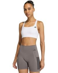 adidas - Workout Square Neck Support Bra - Lyst