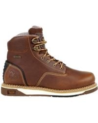 Georgia Boot - Amp Lt Wedge Steel Toe Waterproof Work Boot - Lyst