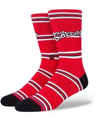 Stance - Chicago Bulls Hardwood Classics Stripes Crew Socks - Lyst
