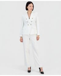 Tahari - Double-breasted Pantsuit - Lyst