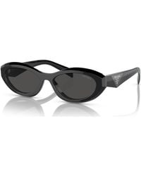 Prada - Symbole Irregular Sunglasses - Lyst