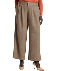 Eloquii - Plus Size Pleated Wide Leg Pant - Lyst