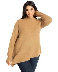 Eloquii - Plus Size Asym Detail Sweater - Lyst
