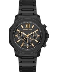Michael Kors - Prescott Chronograph Ip Stainless Steel Watch - Lyst