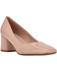 Calvin Klein - Alanta Square Toe Dress Pumps - Lyst